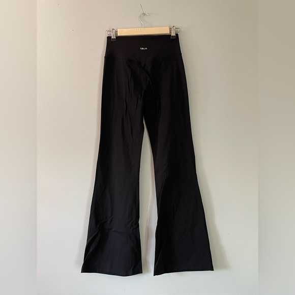 TALA Skinluxe high rise Cross waist flared leggings - Black - Picture 5 of 8